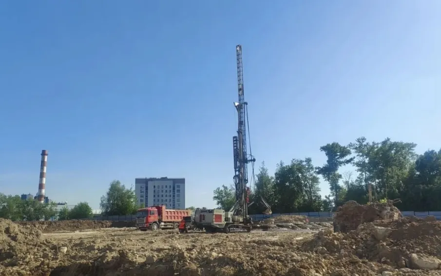 Работы нулевого цикла стартовали на ФОКе на улице Родионова в Нижнем Новгороде